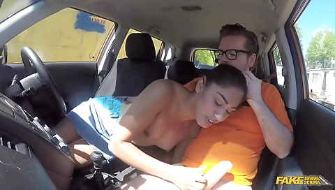 Sexy ass tattooed girl shows her step brother