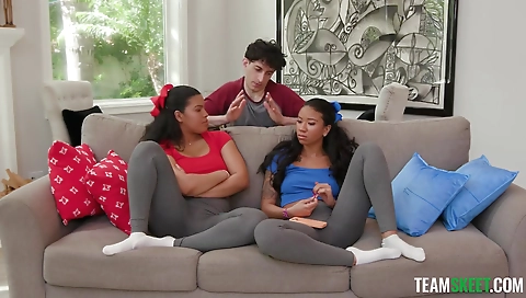 Sexy younger with big ass fucks