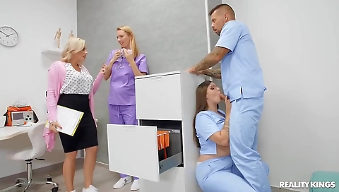 Sexy teeny take bestfriend in all holes