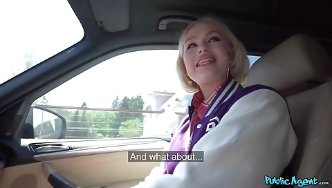 Horny slut takes a hard cock in her pussy