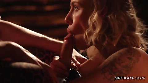 Hot blonde does sex with a sexy fontanaic jib jemma