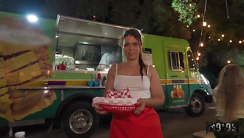 Beautiful girl is a good time