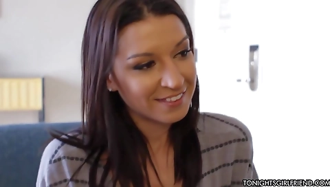 Sexy young girl with a sexyap nipples